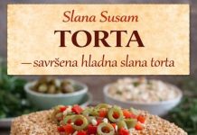 Slana Susam torta…Savršena hladna torta za tople dane….