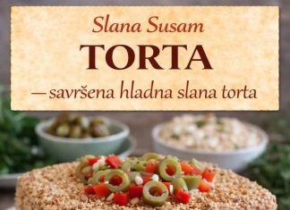 Slana Susam torta…Savršena hladna torta za tople dane….