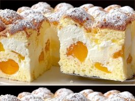 Najlakši recept za 5 minuta ( SA BRESKVAMA)! Ovaj trik sam naučila u jednom skupom restoranu!
