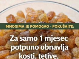 MNOGIMA JE POMOGAO – PROBAJTE: Za Samo 1 Mjesec Potpuno Obnovlja Kosti, Tetive, Ligamente, Zglobove…