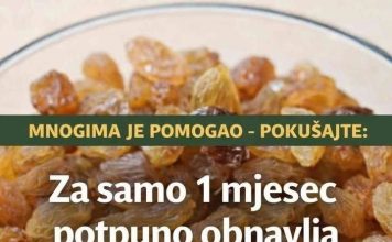 MNOGIMA JE POMOGAO – PROBAJTE: Za Samo 1 Mjesec Potpuno Obnovlja Kosti, Tetive, Ligamente, Zglobove…
