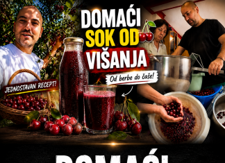 Domaći sok od višanja,dobit ćete 15 litara soka…