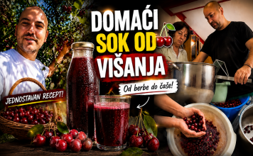 Domaći sok od višanja,dobit ćete 15 litara soka…