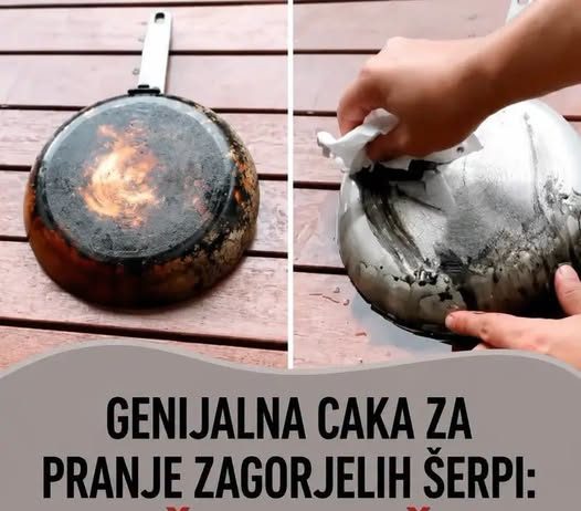 GENIJALNA CAKA ZA PRANJE ZAGORJELIH ŠERPI: Ništa lakše, ne morate čak ni da ribate, a sve što vam treba već imate