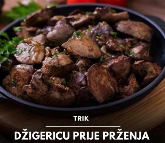 Džigericu prije prženja uvijek pospite 1 sastojkom – biće mekša i bez gorčine