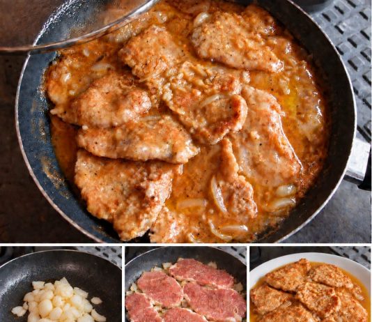 ŠNICLE NA LUKU….JA BOLJI I UKUSNI RECEPT NISAM PROBALA